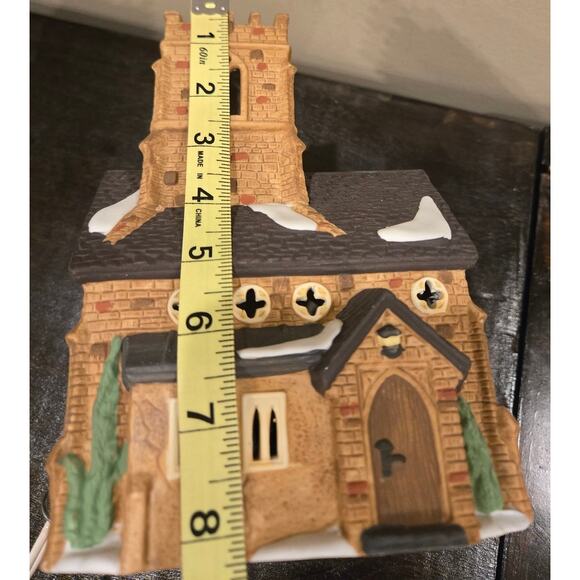 Department 56 Dickens Village 1989 Knottinghill Lighted Church  8.25" - Picture 8 of 8